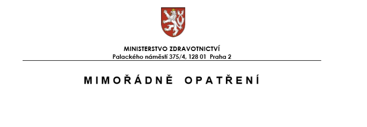 MIMOŘÁDNÉ OPATŘENÍ