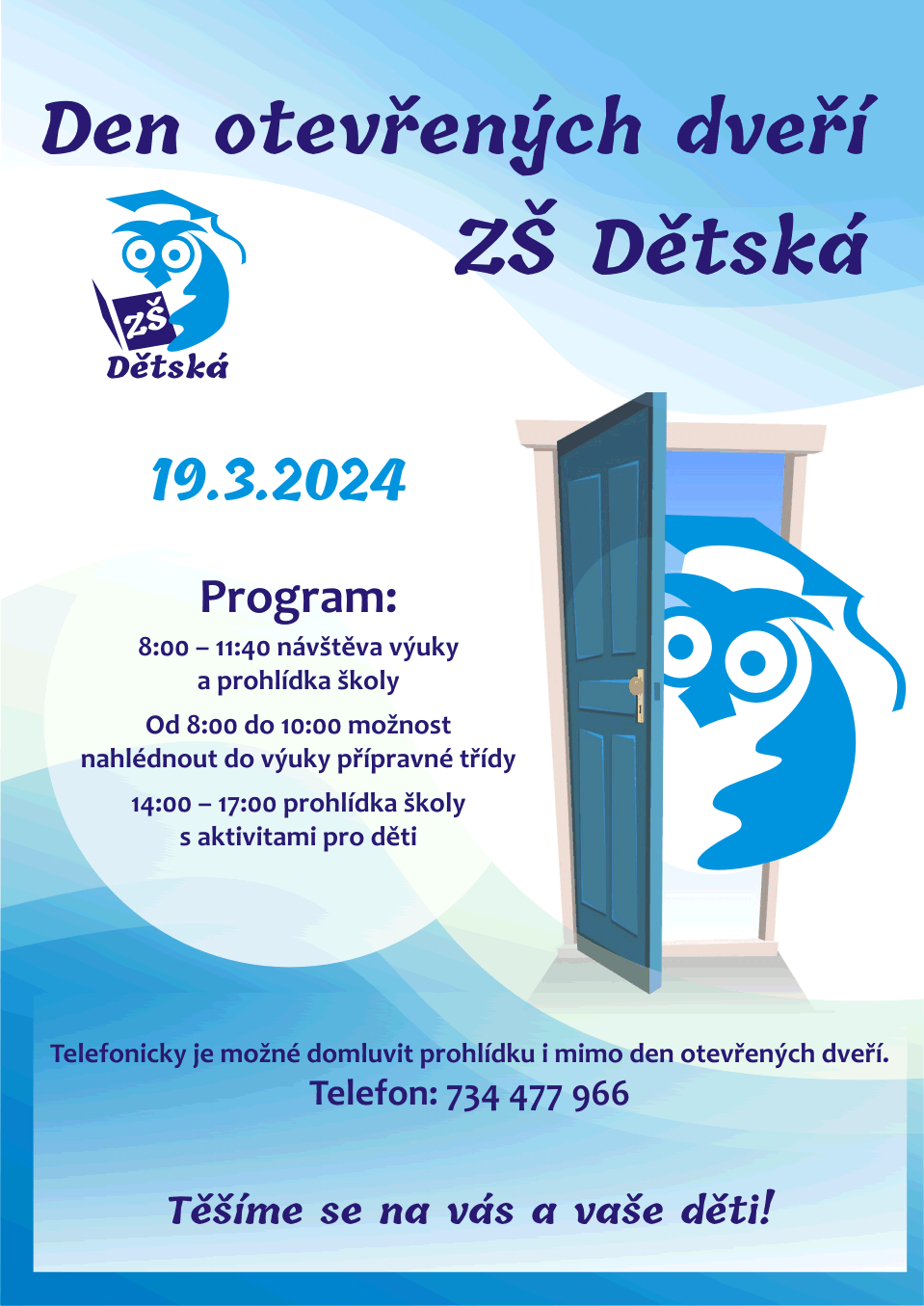 Den otevřených dveří 19. 3. 2024