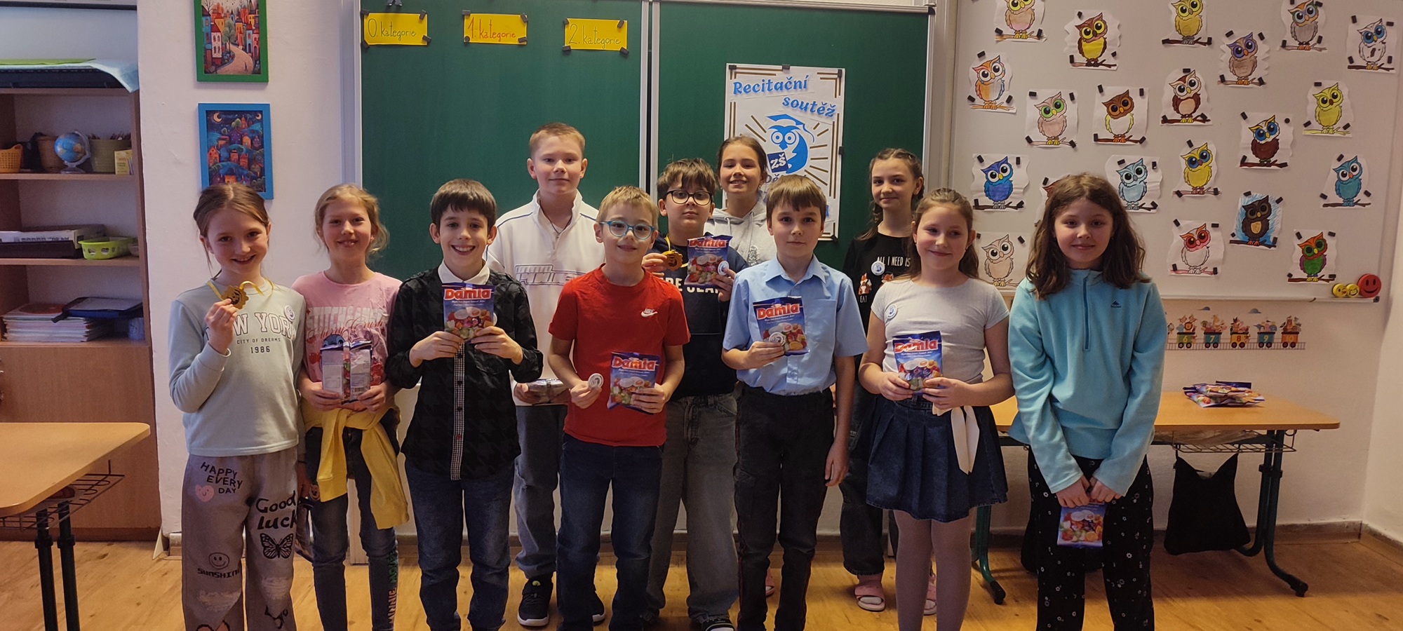 Recitační soutěž 1. stupně