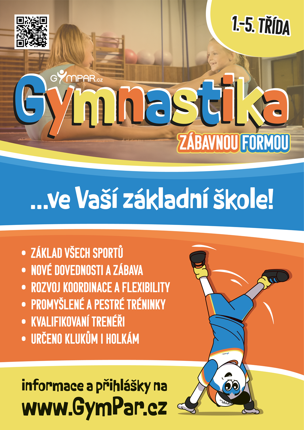 Gymnastika Gympar pondělí od 5.10.2026